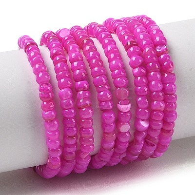 Natural Freshwater Shell Beads Strands SHEL-P017-01B-1