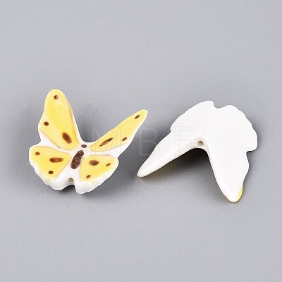 Handmade Porcelain Beads PORC-Q008-01D-1