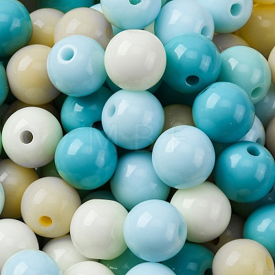 Opaque Acrylic Beads SACR-Q004-02D-1