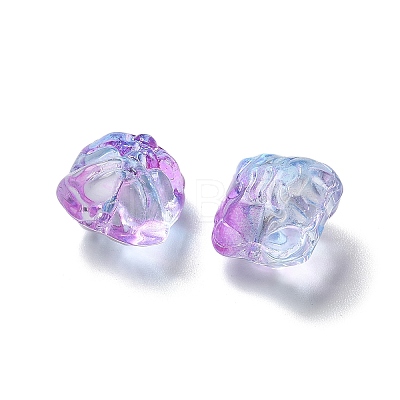 Baking Paint Transparent Glass Beads X1-GLAA-C035-01L-1