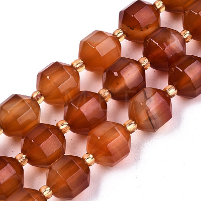 Natural Agate Beads Strands G-T131-82B-13-1