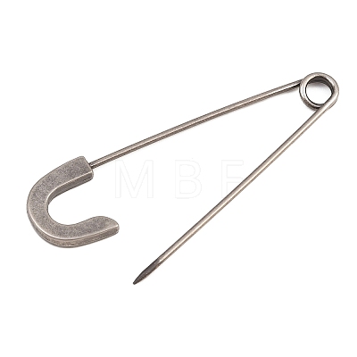 Alloy Extra Large Safety Pin Brooches JEWB-Z051-01P-05-1