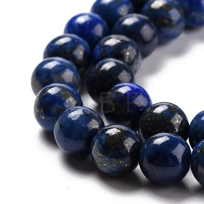 Natural Lapis Lazuli Bead Strands G-G953-04-8mm-1