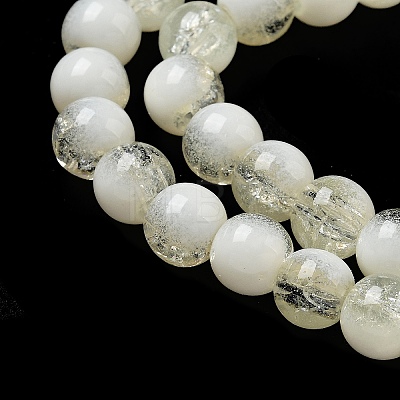 Crackle Glass Beads X1-GLAA-U001-8mm-11-1