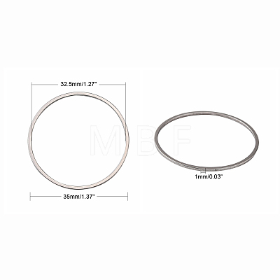 304 Stainless Steel Linking Ring STAS-T047-15B-1