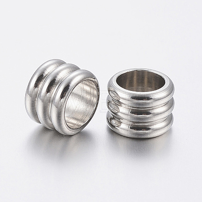 304 Stainless Steel Beads STAS-K181-09-06P-1