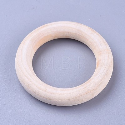 Unfinished Wood Linking Rings X-WOOD-F002-01-55mm-1