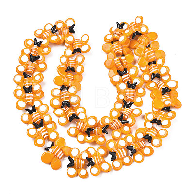 Handmade Lampwork Beads Strands LAMP-Q031-019B-1