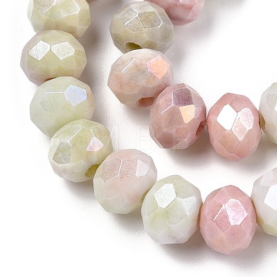 Ombre Effect Dyed Glass Beads Strands LS-GLAA-C023-02-B03-1