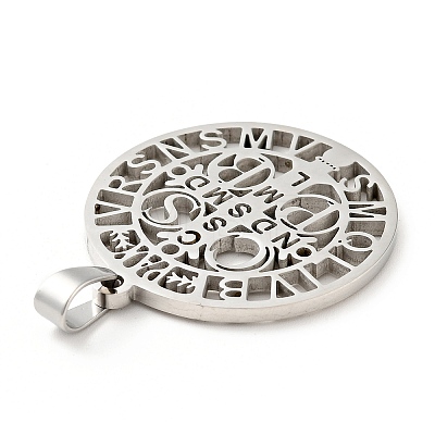 Non-Tarnish 201 Stainless Steel Pendant LS-STAS-E015-14P-1