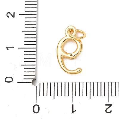 Brass Micro Pave Cubic Zirconia Pendants KK-D019-28G-09-1