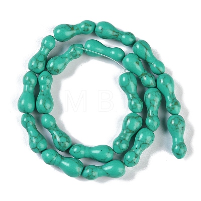 Synthetic Turquoise Beads Strands G-K362-G02-01-1