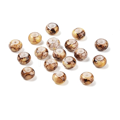 Opaque Spray Painted Glass Beads X1-GLAA-G118-01S-1