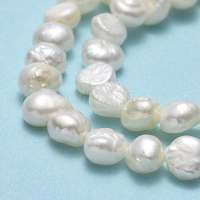 Natural Cultured Freshwater Pearl Beads Strands PEAR-A005-07C-01-1