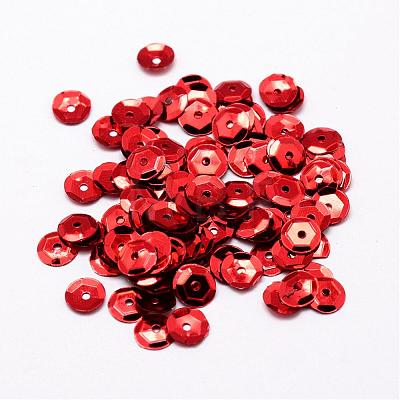Plastic Paillette Beads PVC-A001-5mm-07-1