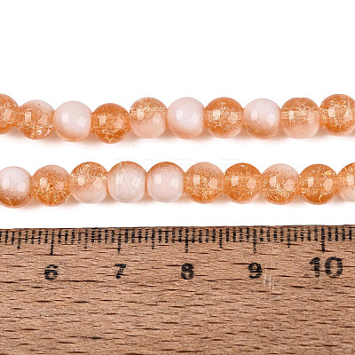 Crackle Glass Beads Strands GLAA-U001-6mm-10-1