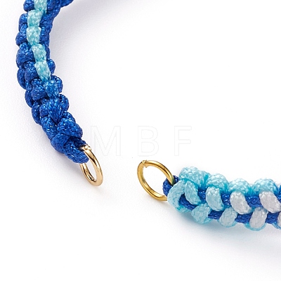 Adjustable Nylon Cord Braided Bracelet Making AJEW-JB00877-01-1