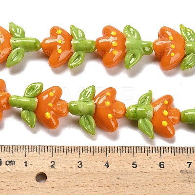 Handmade Lampwork Beads Strands LAMP-A005-03D-1
