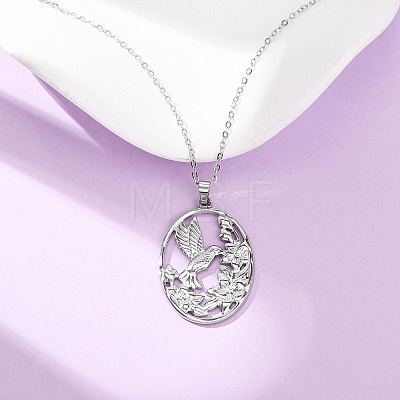 304 Stainless Steel Pendant Cable Chain Necklaces for Men Women NJEW-K308-03C-P-1