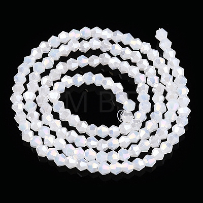 Imitation Jade Electroplate Glass Beads Strands LS-EGLA-A039-J2mm-B06-1