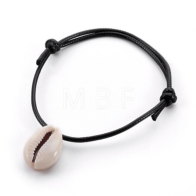 Adjustable Eco-Friendly Korean Waxed Polyester Charm Bracelets BJEW-JB03988-M-1