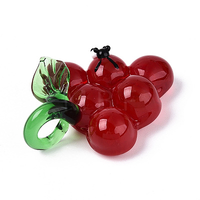 Handmade Lampwork Pendants LAMP-N034-14C-1