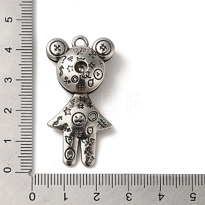 Tibetan Style Alloy Pendant FIND-A038-18AS-1