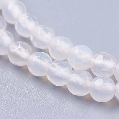Natural Agate Round Beads Strand X-G-L084-4mm-14-1