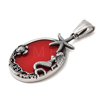 304 Stainless Steel Pendants STAS-A130-04AS-1