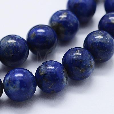 Natural Lapis Lazuli Beads Strands X-G-E465-8mm-01-1