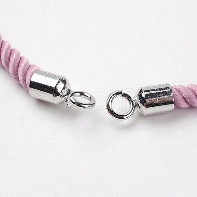Nylon Twisted Cord Bracelet Making MAK-K007-06P-1