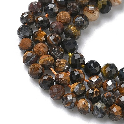 Natural Tiger Eye Beads Strands G-L651-C14-4mm-1