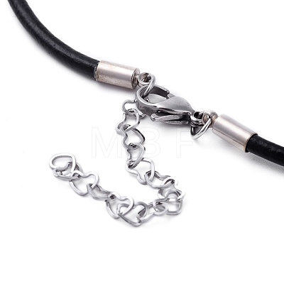 Pointed Natural Gemstone Pendant Necklaces NJEW-JN02550-1