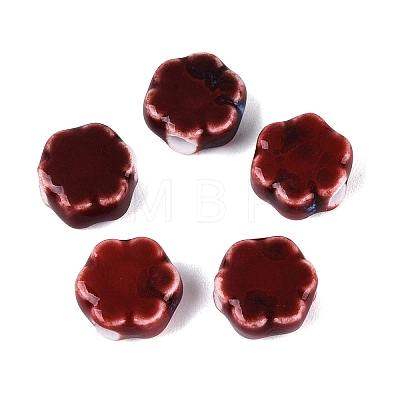 Vintage Handmade Porcelain Beads PORC-N013-25-24-1