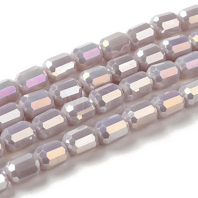 Electroplate Glass Beads Strands EGLA-D031-01C-1