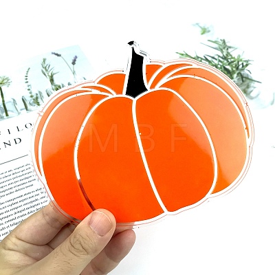 DIY Pumpkin-shaped Silicone Coaster Molds DIY-D060-39-1