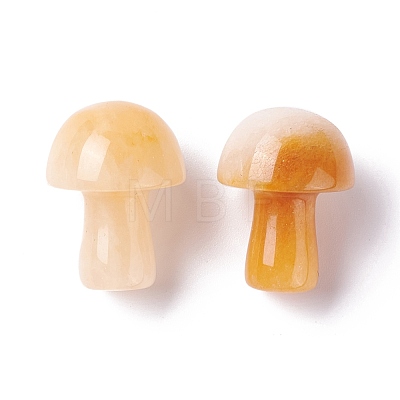 Natural Yellow Jade Mushroom Gua Sha Stone G-D456-26M-1
