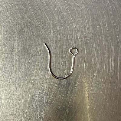 316 Surgical Stainless Steel Hoop Earring Findings STAS-H240-59P-1