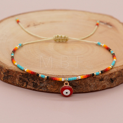 Alloy Enamel Charm Bracelets IY1908-1-1