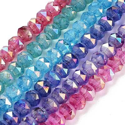 Baking Paint Glass Beads Strands GLAA-H032-05-1
