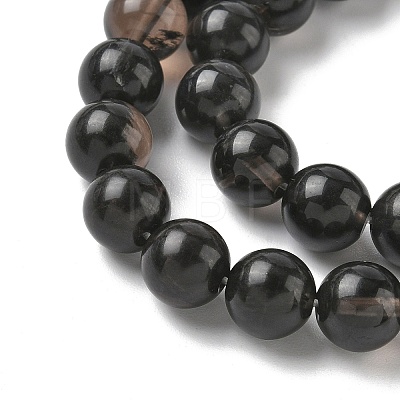 Natural Ice Obsidian Beads Strands X-G-P590-A03-10mm-03-1