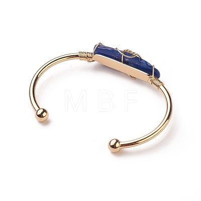 Long-Lasting Plated Brass Cuff Bangles BJEW-F394-A04-1