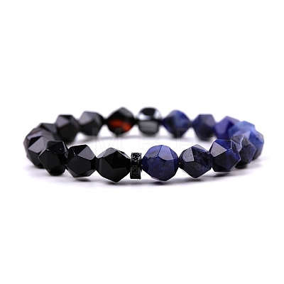 Black Onyx Stretch Bracelets PW-WG53FF8-05-1