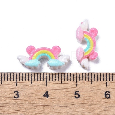 Opaque Cute Resin Decoden Cabochons RESI-B024-03H-1