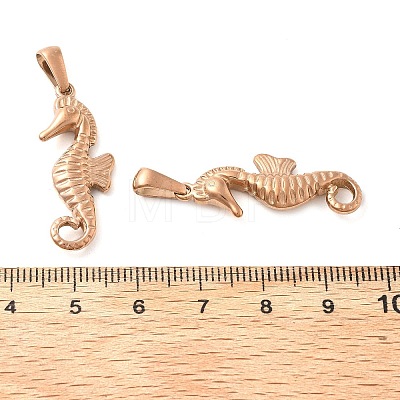 Ion Plating(IP) 304 Stainless Steel Pendants STAS-H110-12RG-1