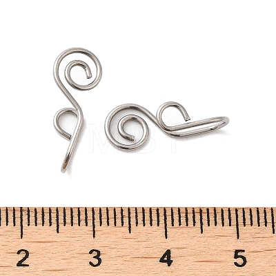 316 Surgical Stainless Steel Clip on Nose Rings STAS-P336-09D-P-1