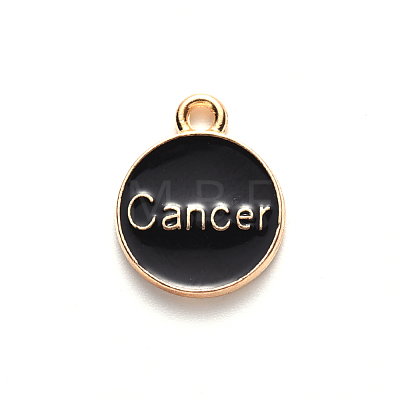 Alloy Enamel Pendants ENAM-S124-01A-08D-1