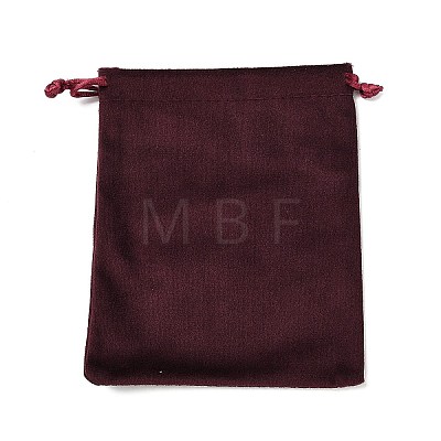 Velvet Jewelry Drawstring Storage Pouches ABAG-P013-02D-04-1