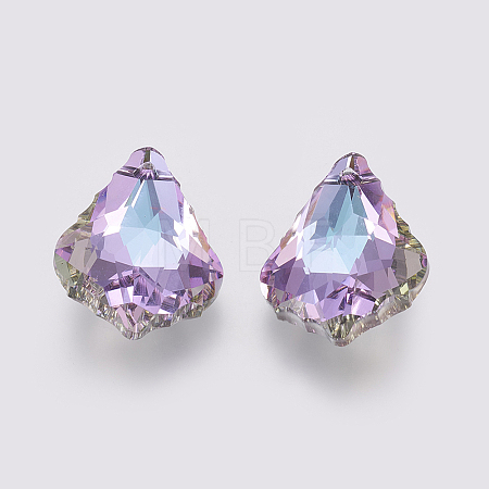 Faceted Glass Rhinestone Pendant RGLA-F052-001C-1