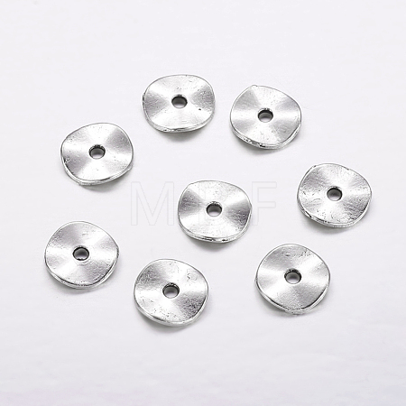 Antique Silver Disc Beads X-LF9350Y-NF-1